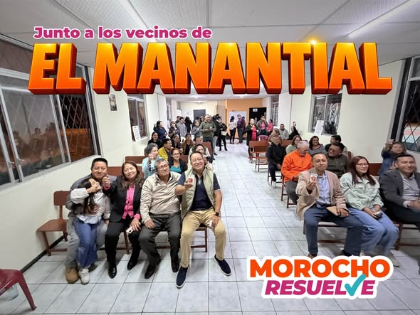 Diálogo sobre seguridad y servicios en El Manantial