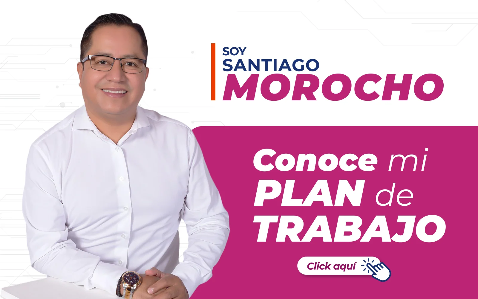 Conoce el plan de trabajo de Santiago Morocho