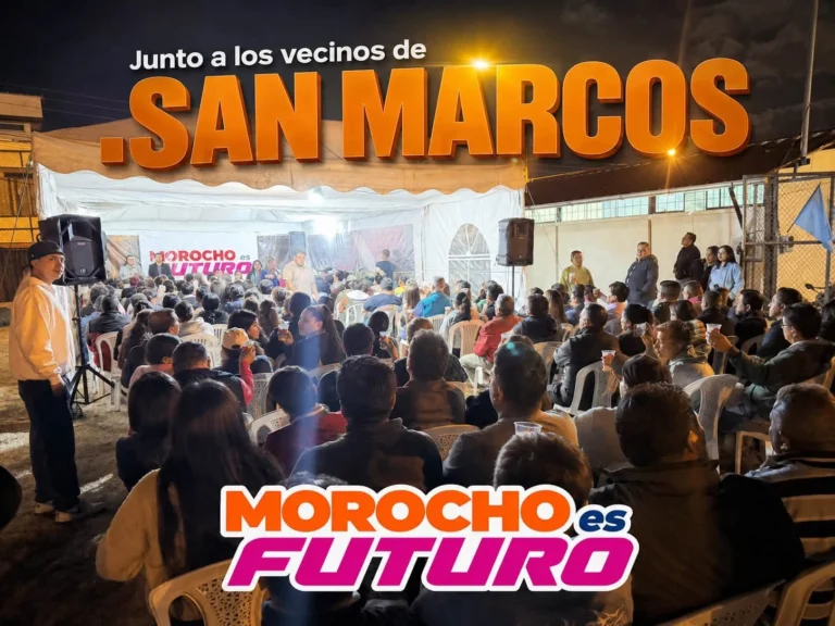 Vecinos de San Marcos conversan sobre seguridad y servicios